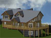 log home plan 71